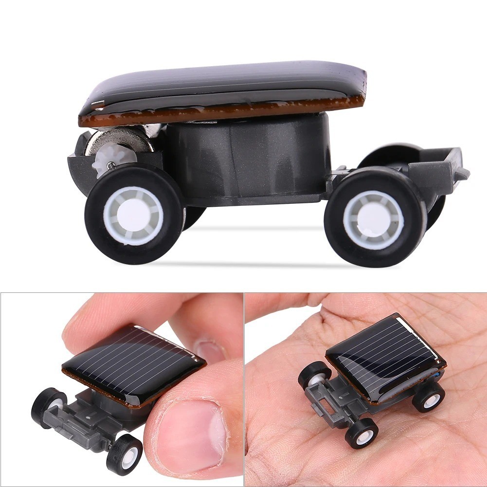 Mini Solar Power Car Model Science Kit ABS Mechanical Motion Gadget