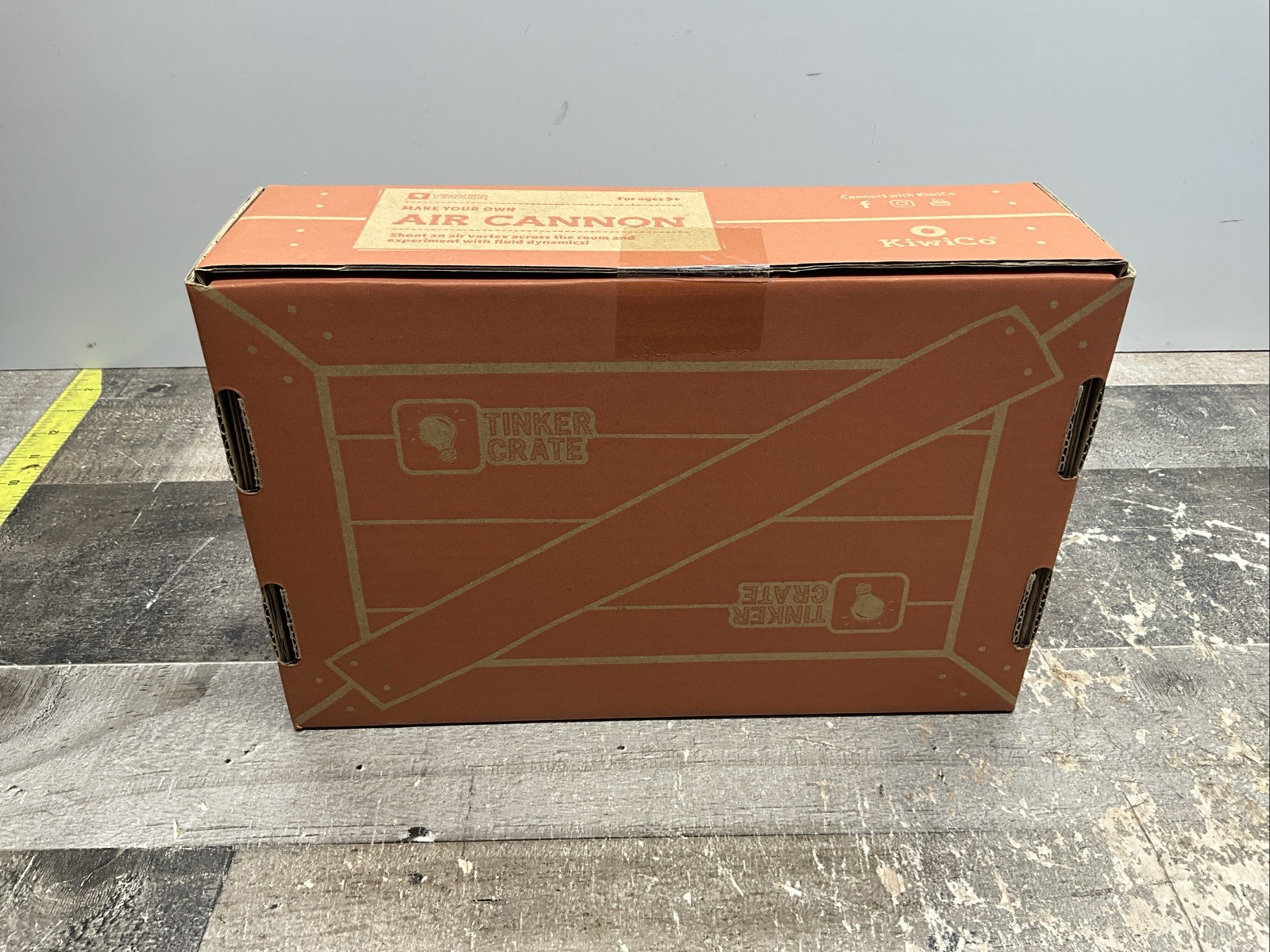KIWICO TINKER CRATE AIR CANNON STEM BUILDING KIT F2063-TVTX AGES 9+ SEALED