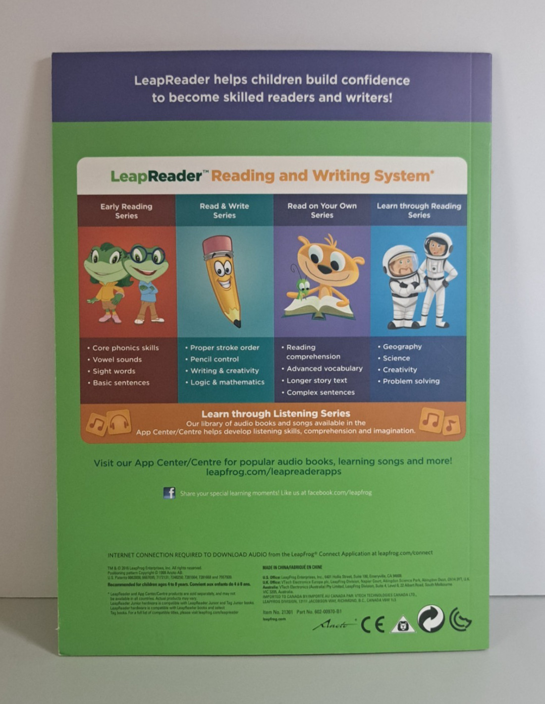 LeapFrog LeapReader TAG Book Ozzie And Mack Woodland Animals Home School Kids