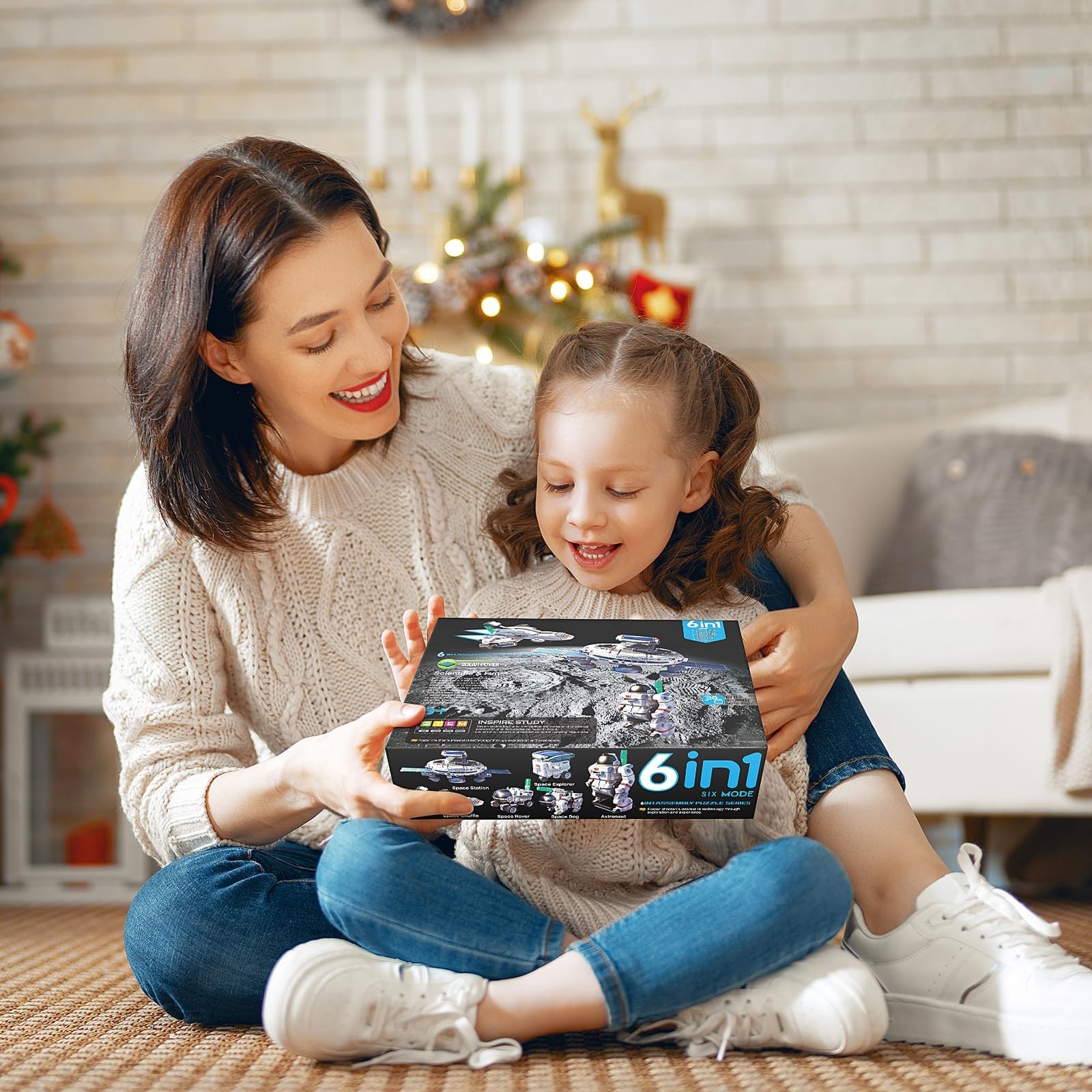 STEM Projects for Kids Ages 8-12 Solar Robot Kit 6-in-1 Space Toys for 10-Year-O