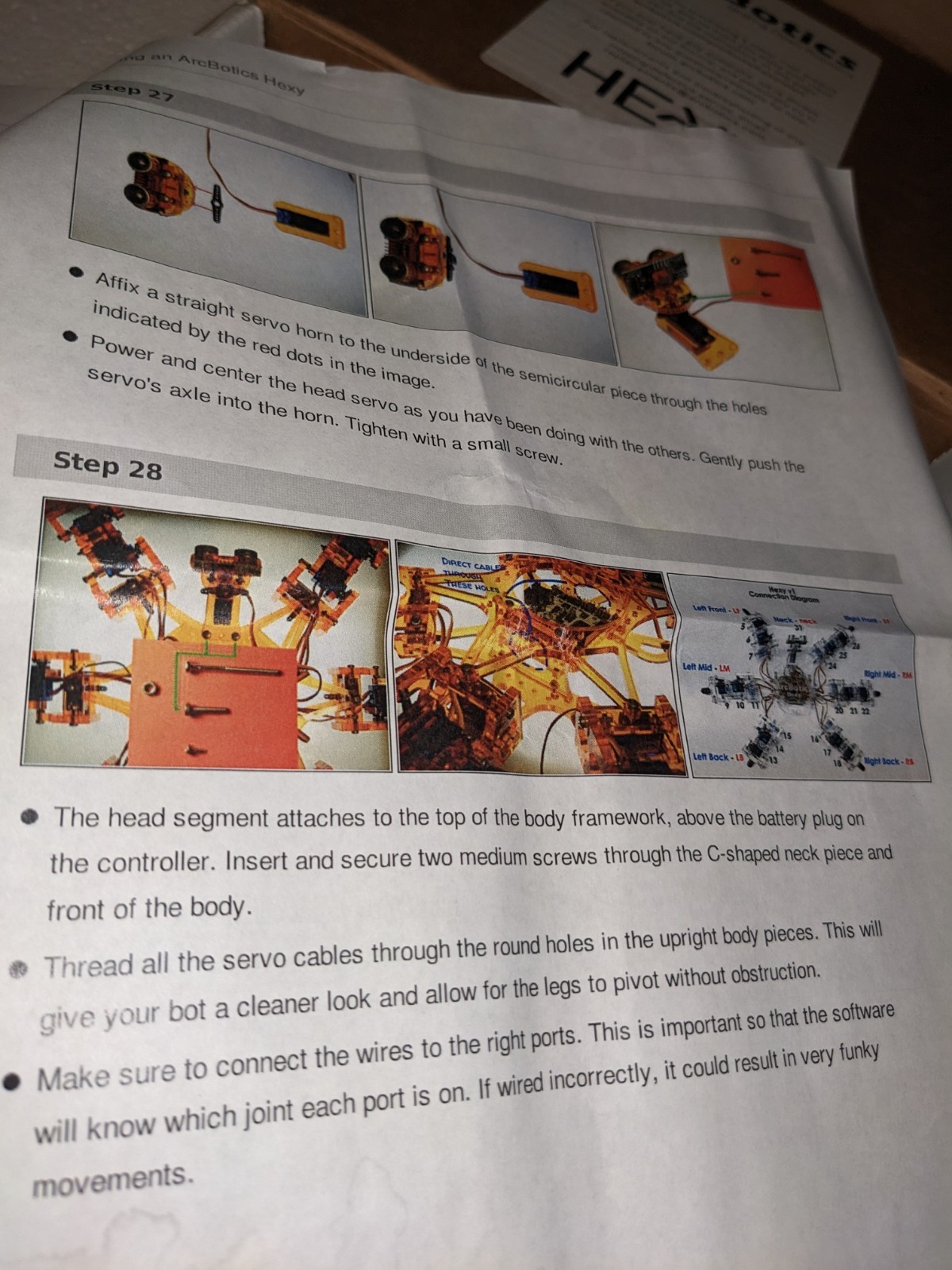 ArcBotics Hexy Hexapod Robot New Arduino Open Source 6-Legged DIY Kit First Set