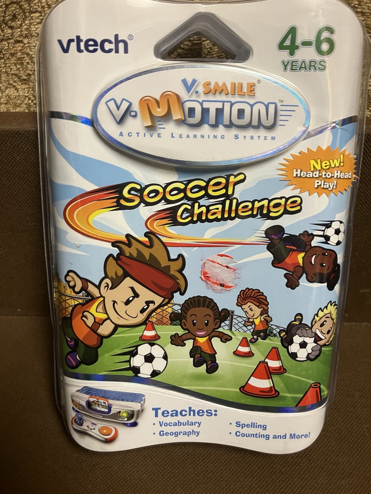 Vtech V.Smile V.Motion Soccer Challenge 4-6 Years New Sealed