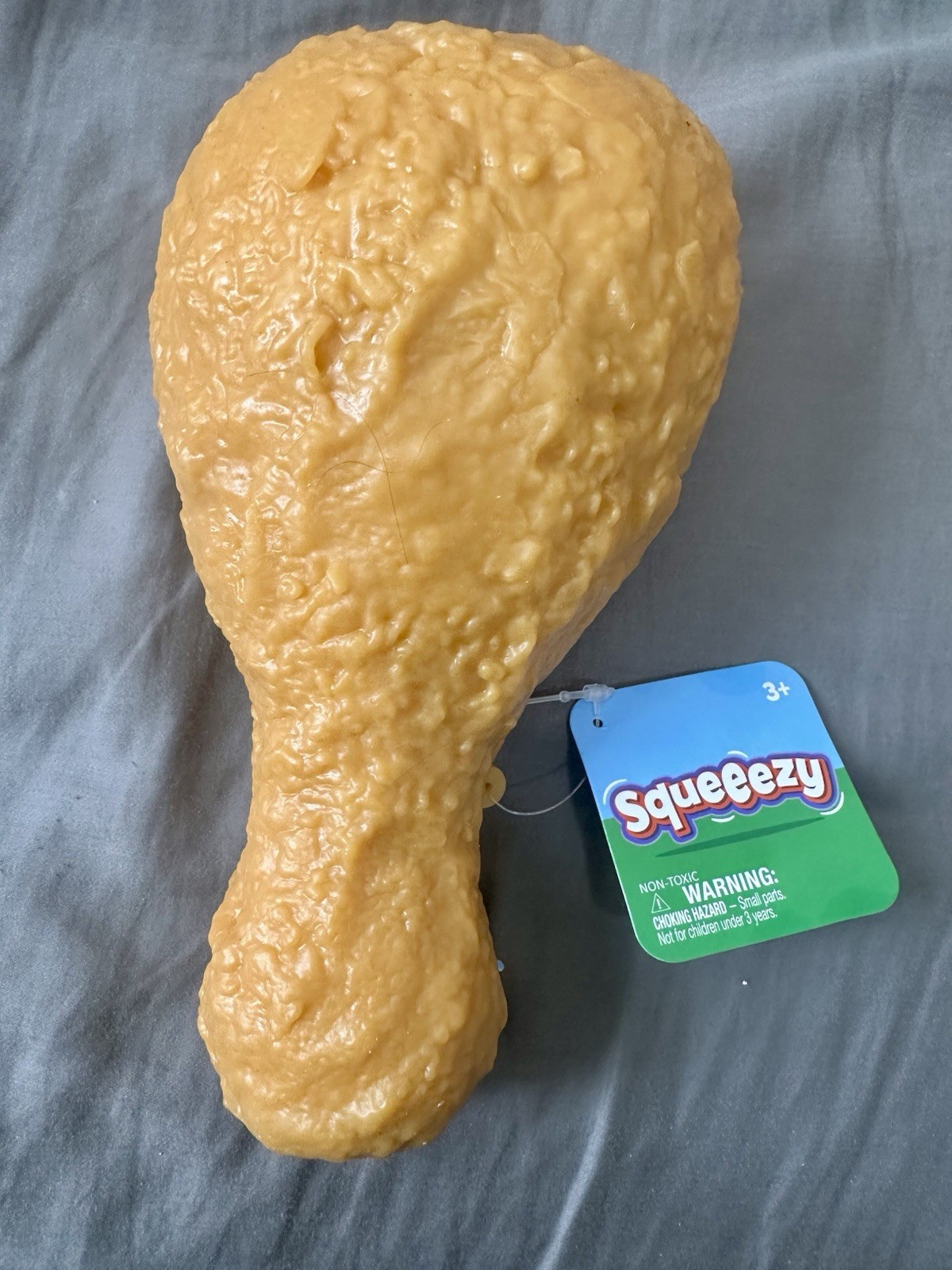 Toymendous SUNNY DAYS Chicken Drumstick Squishy Stress Toy SQUEEEZY NEW