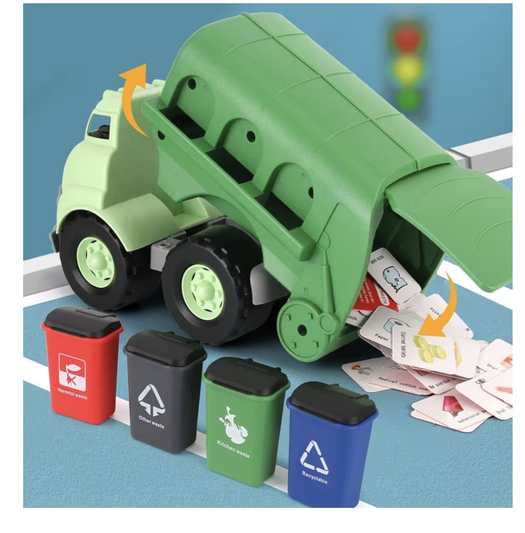 Wasteclassification Teaching Kit Garbage Truck Kids 3 Plus