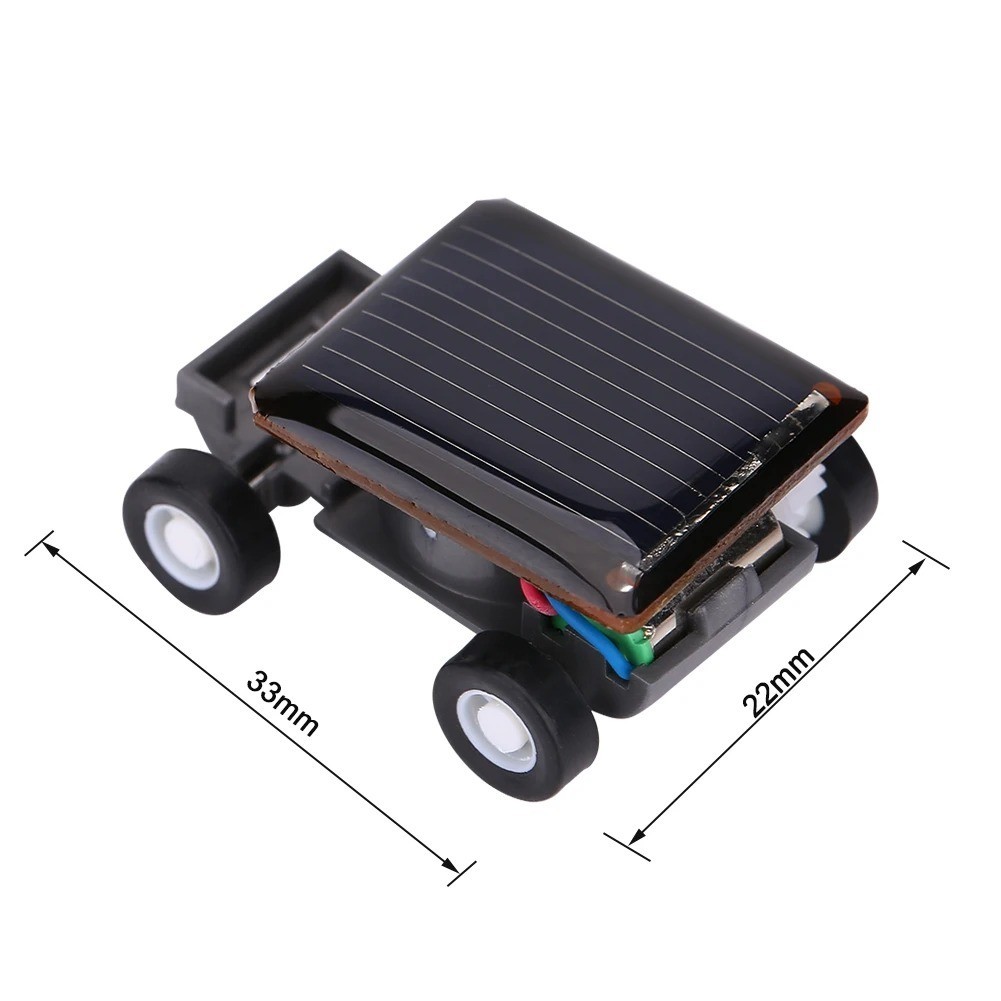 Mini Solar Power Car Model Science Kit ABS Mechanical Motion Gadget