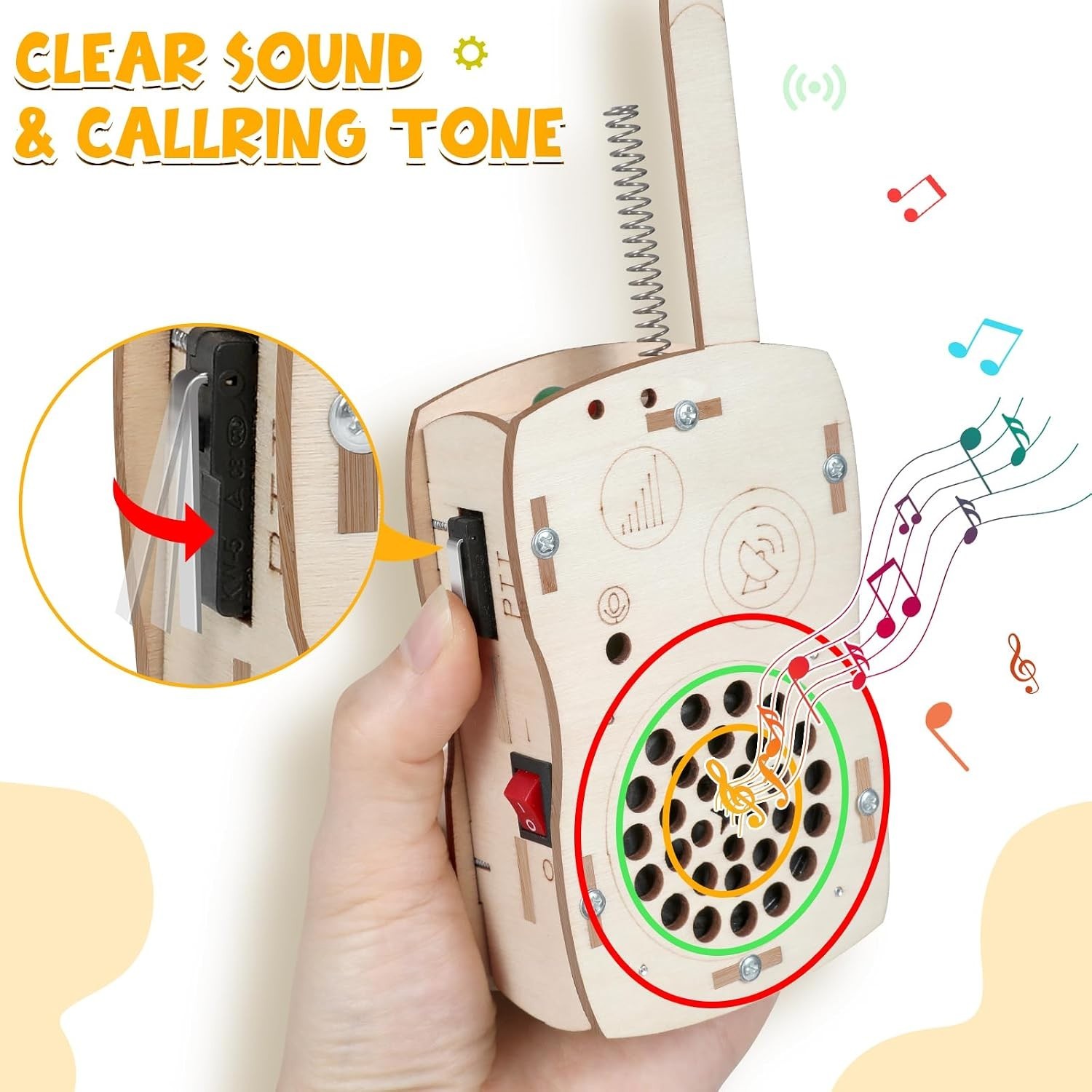 Stem Projects Walkie Talkies Toys for Boys Age 8-12 12-14 Science Kit Building O