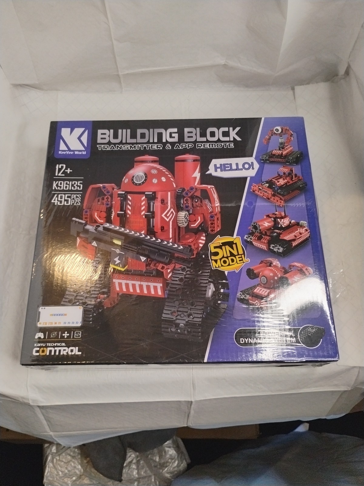 STEM Robot K96135 youth Ages 12+ 5-In-1 Remote Control and APP remote New