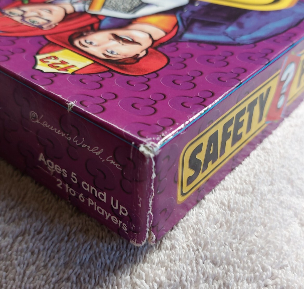 SAFETY FIRST: FUN & FACTUAL GAME FOR KIDS & PARENTS 1998 AGES 5+ 2-6 PLAYERS