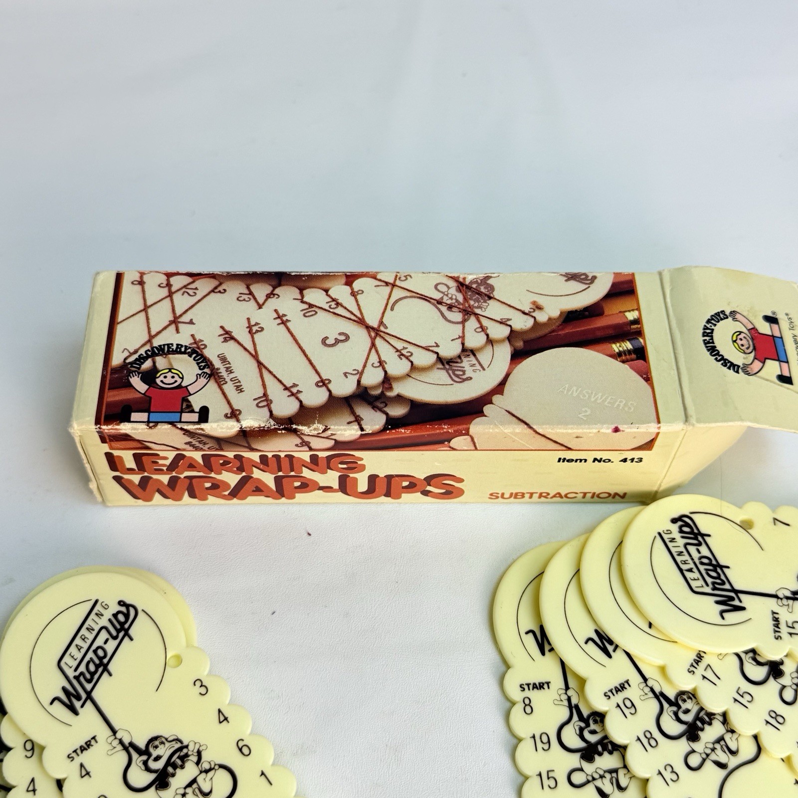 Discovery Toys Wrap-Ups Multiplication & Subtraction Complete Sets Homeschool