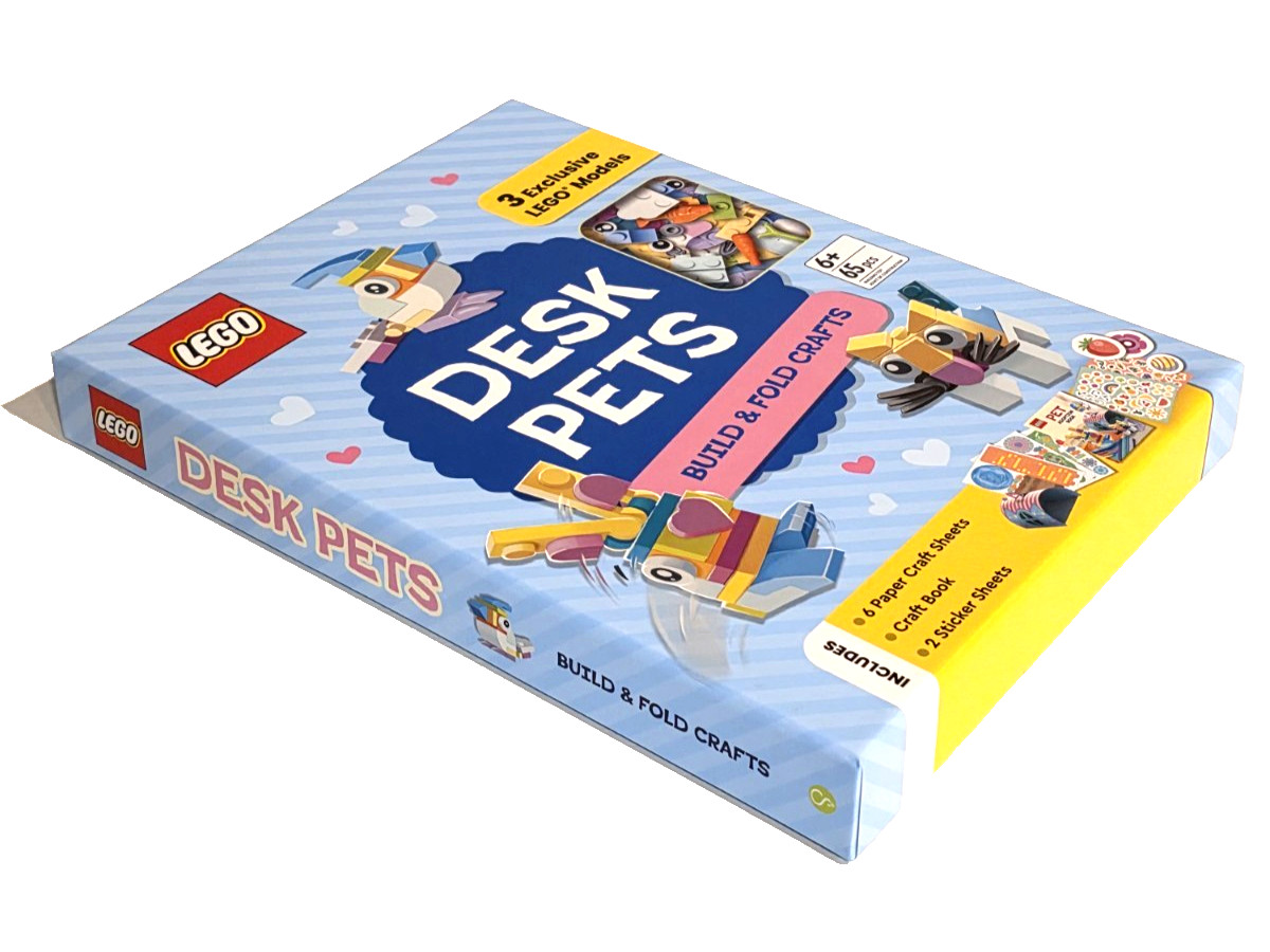 LEGO® Activity Books 3 DESK PEST Exclusive Builds New I Ameet ✨Carefully Shipped