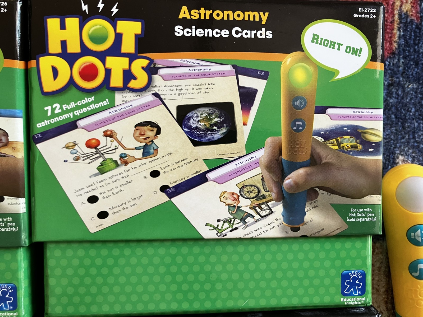 Hot Dots Science Cards Lot of 5 Complete Sets + 2 Interactive Pens Grades 2+