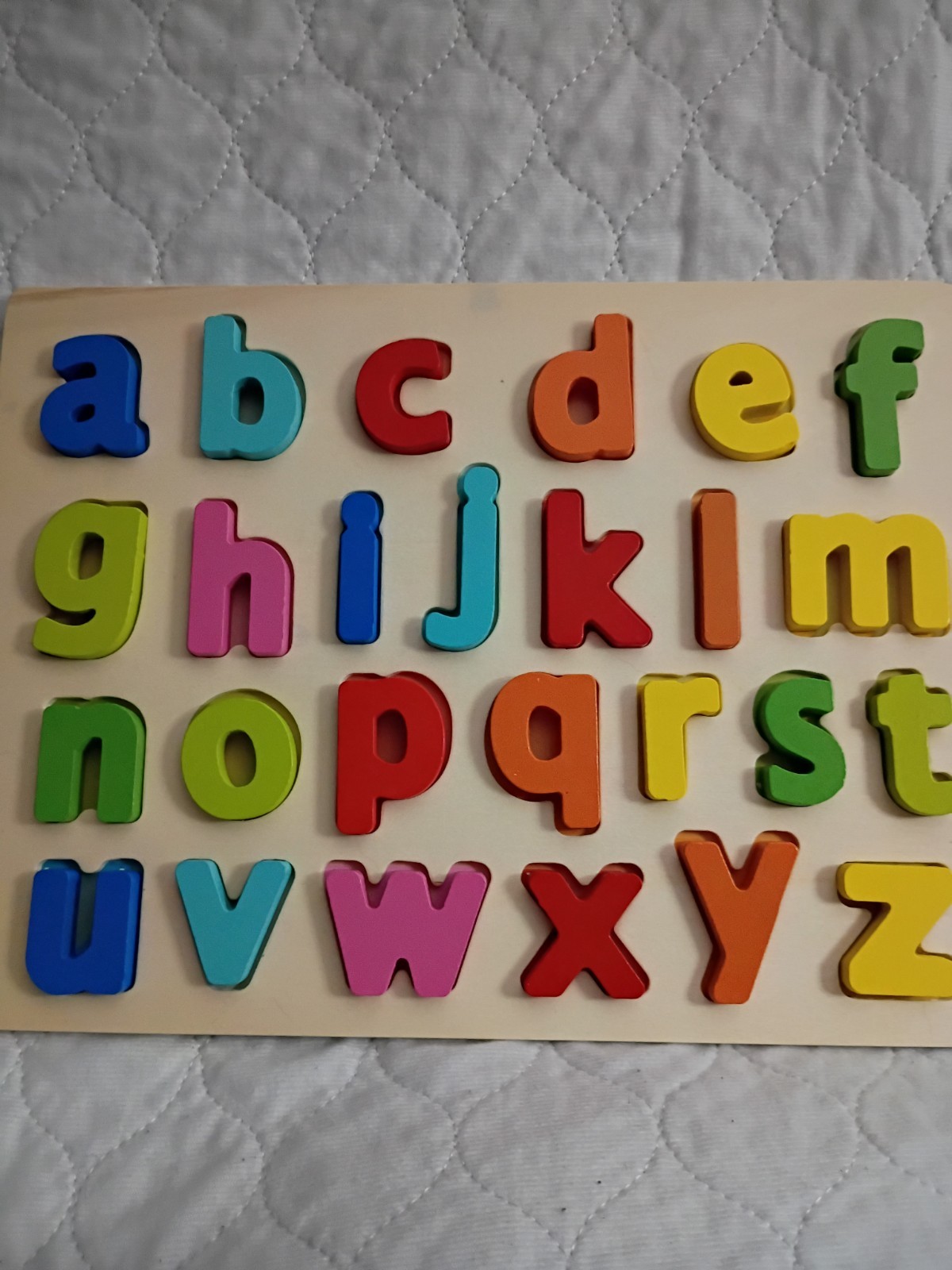Wooden Learning Puzzles 3 Pack. Numbers Letters Words. Ages 3+ Educational