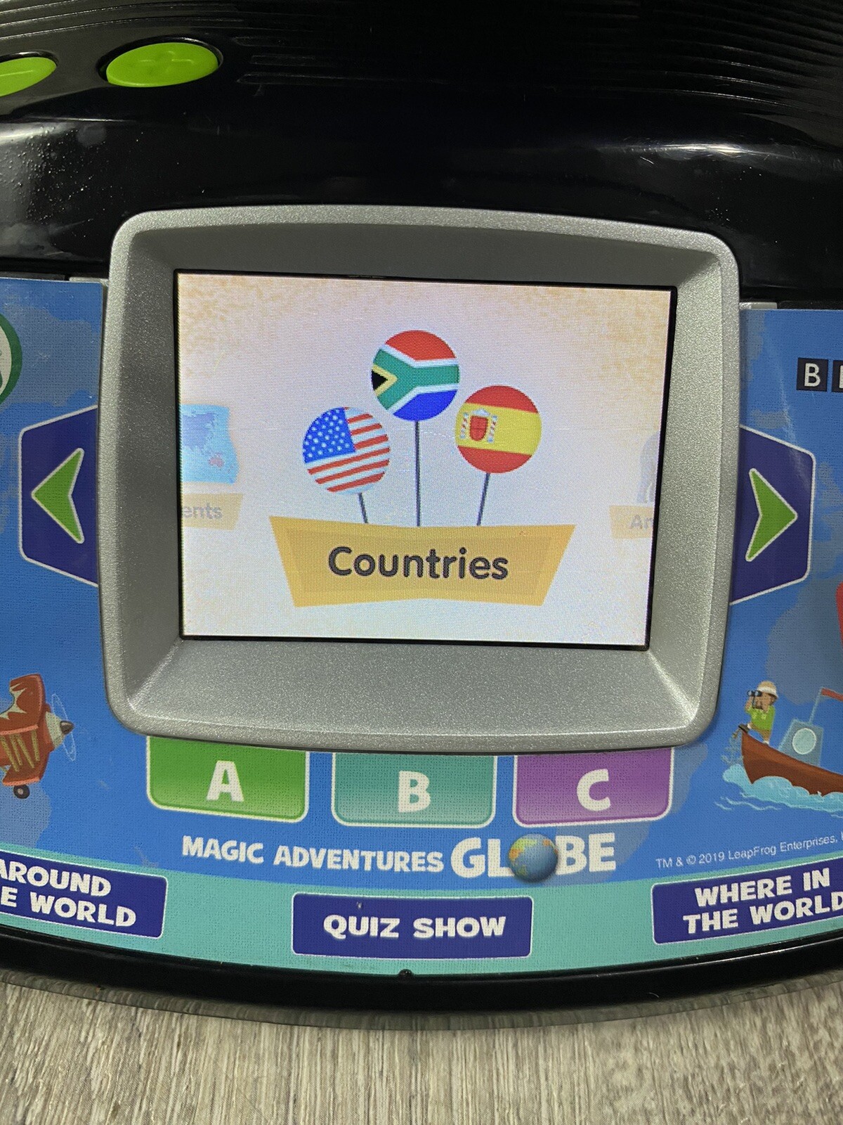 LeapFrog Magic Adventures Globe 2.8″ Video Screen BBC Videos Interactive Games