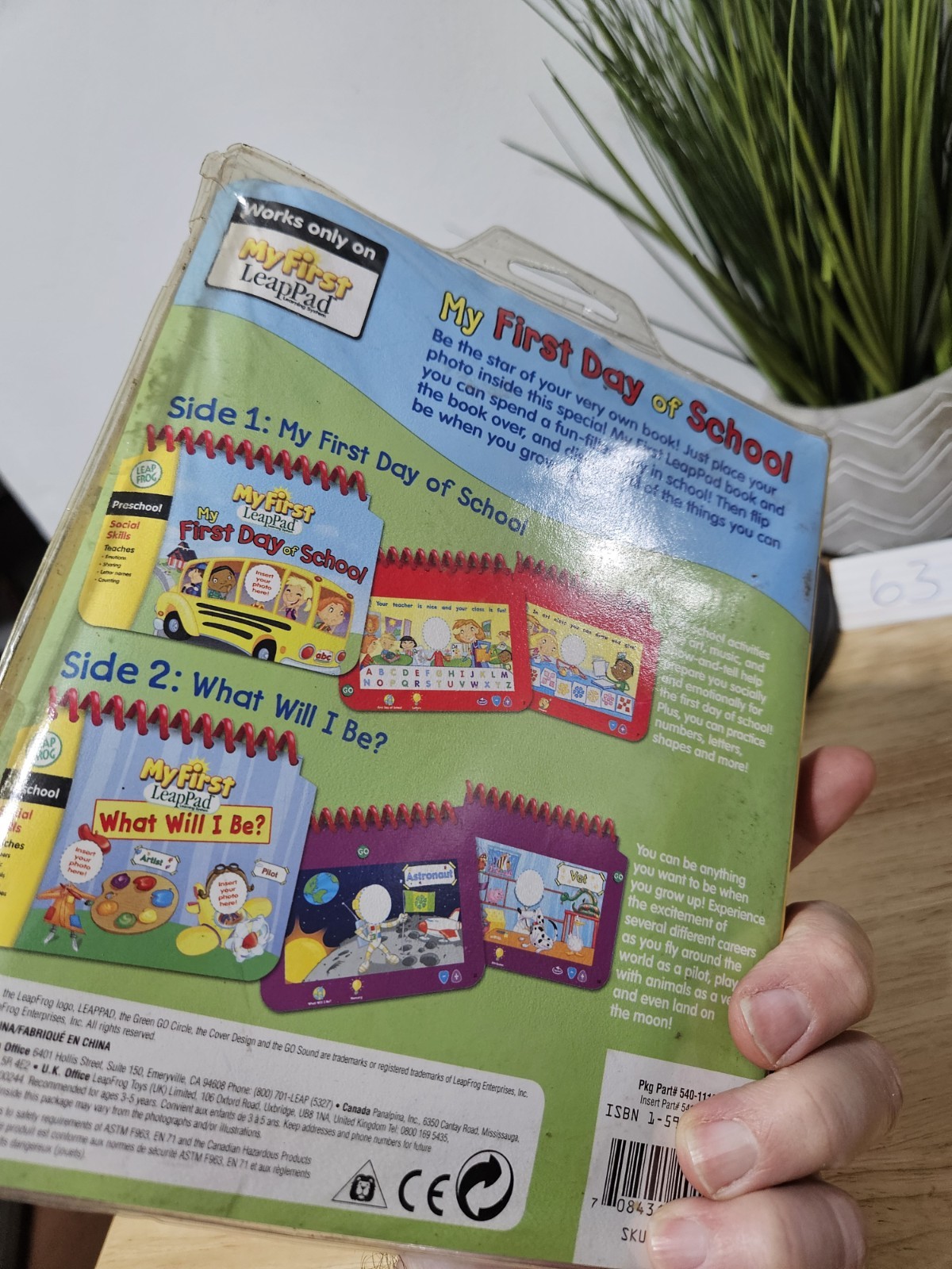 My First LeapPad: Preschool Social Skills – First Day of School Interactive Book