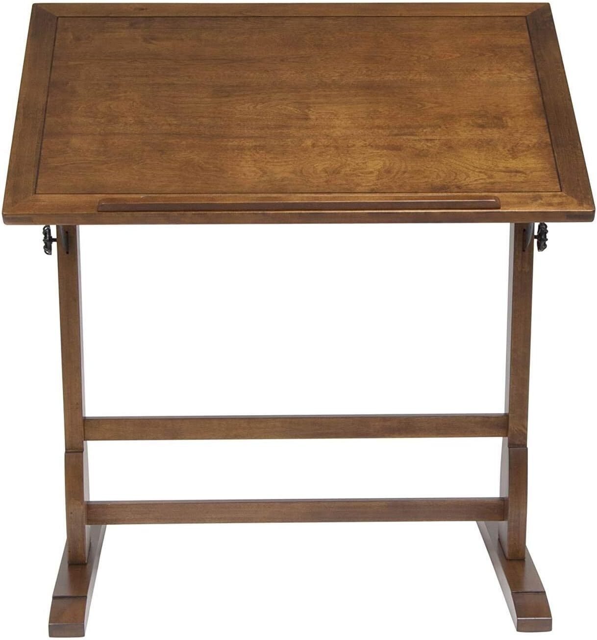 SD Studio Designs Vintage Rustic Oak Top Adjustable Drafting Craft Drawing Hobby