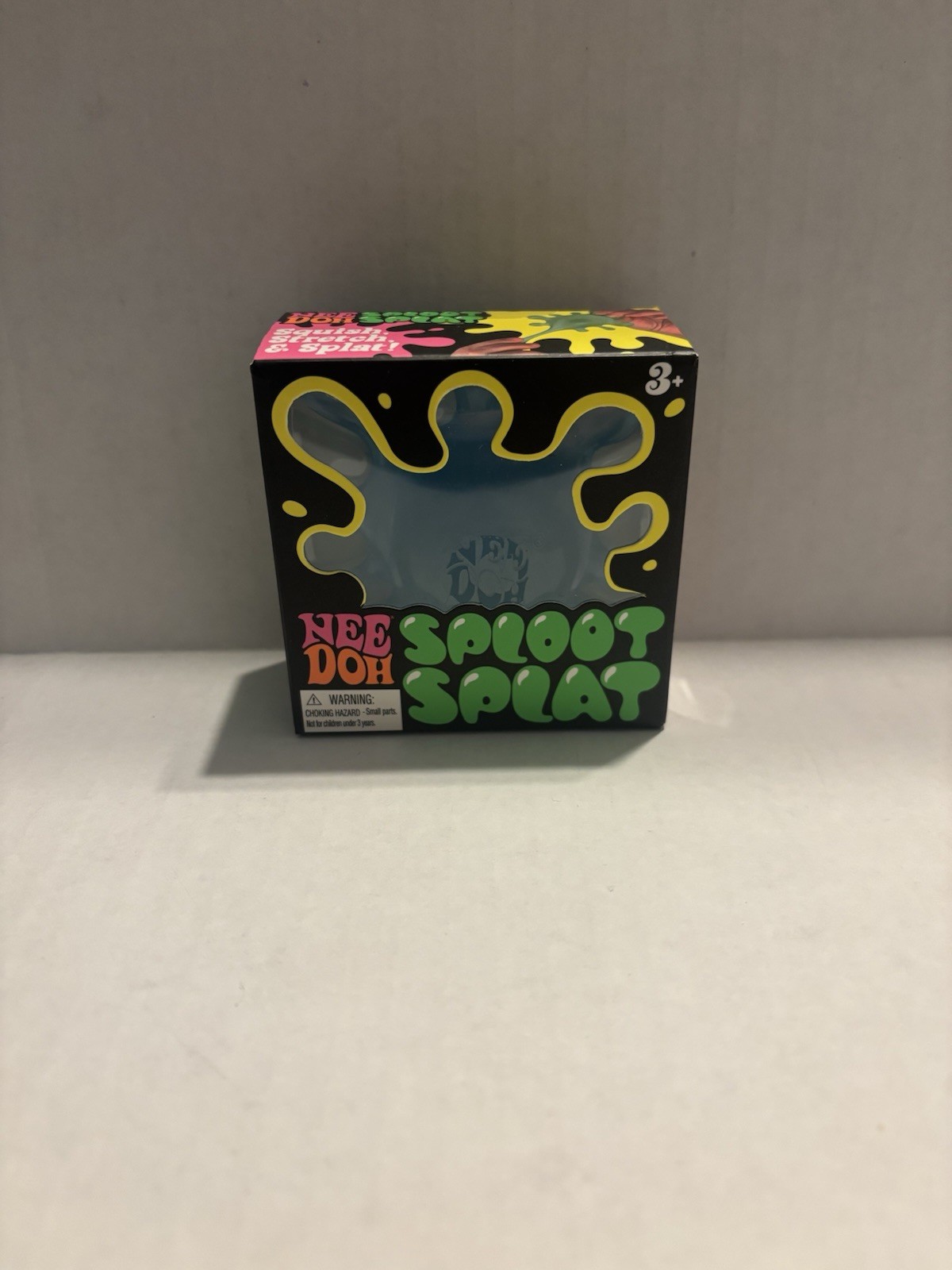Schylling NeeDoh SPLOOT SPLAT Nee Doh SplootSplat Squishy Blue Factory Sealed