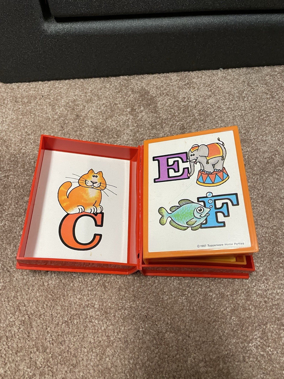 Tupperware Tuppertoys Bookworm Nesting Alphabet Books Full Set Vintage 1987 USA
