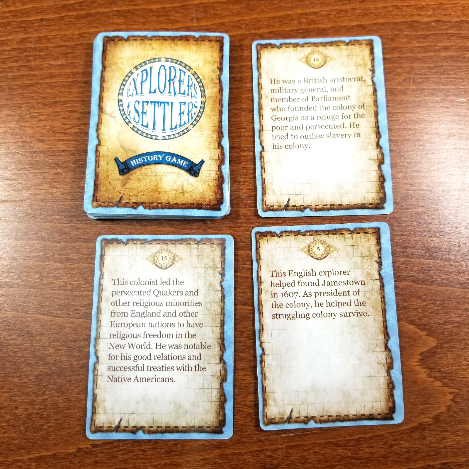 The Good and the Beautiful Explorers & Settlers History Card Game 100% Complete