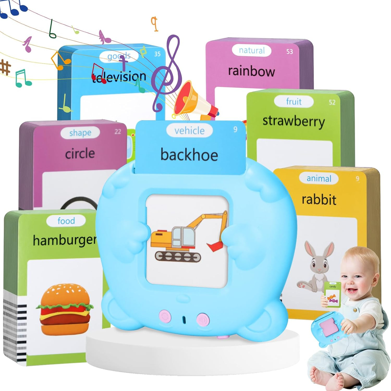 Talking Flash Cards Learning Machine – English, Spanish, French, German