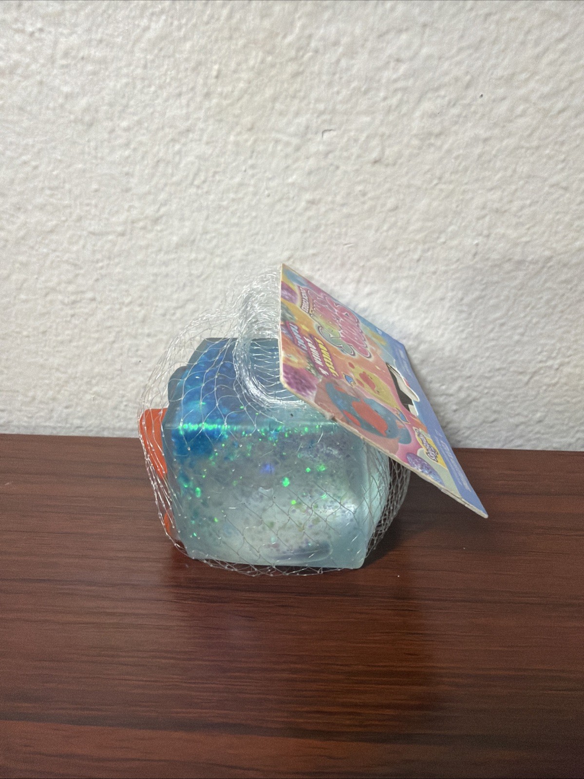 Orb Curiosities Sugar Swaps Blue Glitter Duck Cube Squishy