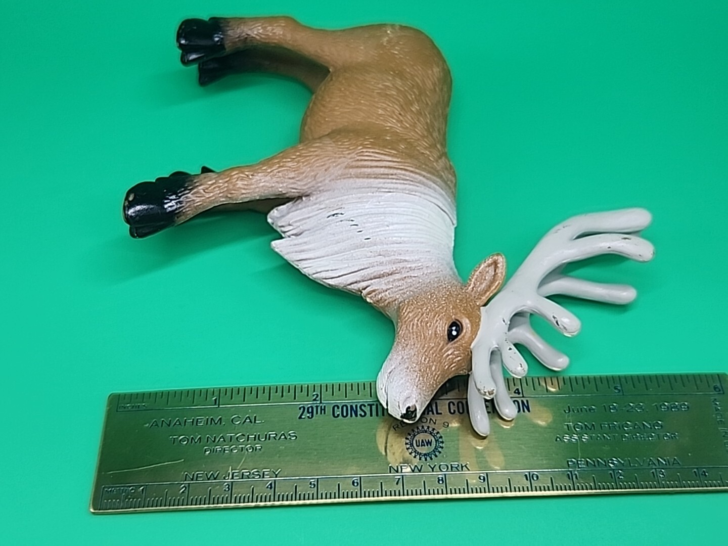 Reindeer & Polar Bear North Pole Alaska Wildlife Toy Animal Figure Lot Christmas