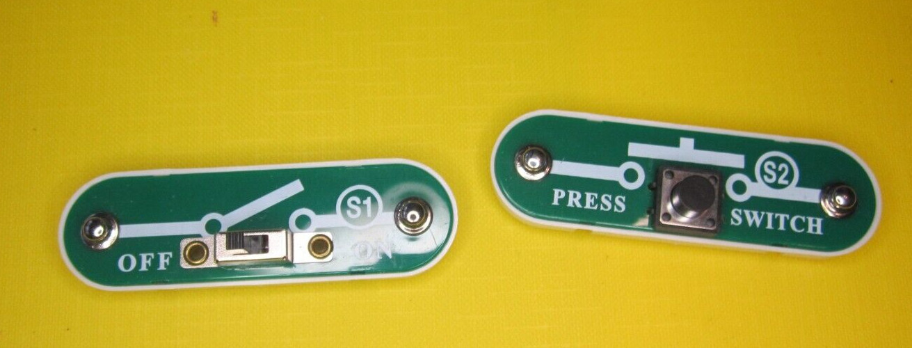 ELENCO Snap Circuits Replacement Parts Lot of 12 M1 SP WC D1 U2 U1 U3 S2 S1 L1