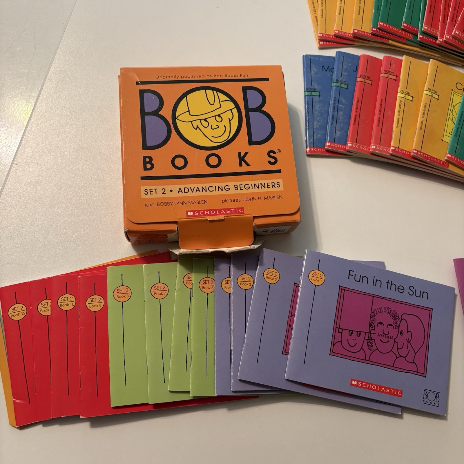 Scholastic Bob Books Four Sets Reading & Writing Preschool Kindergarten Ages 4-7