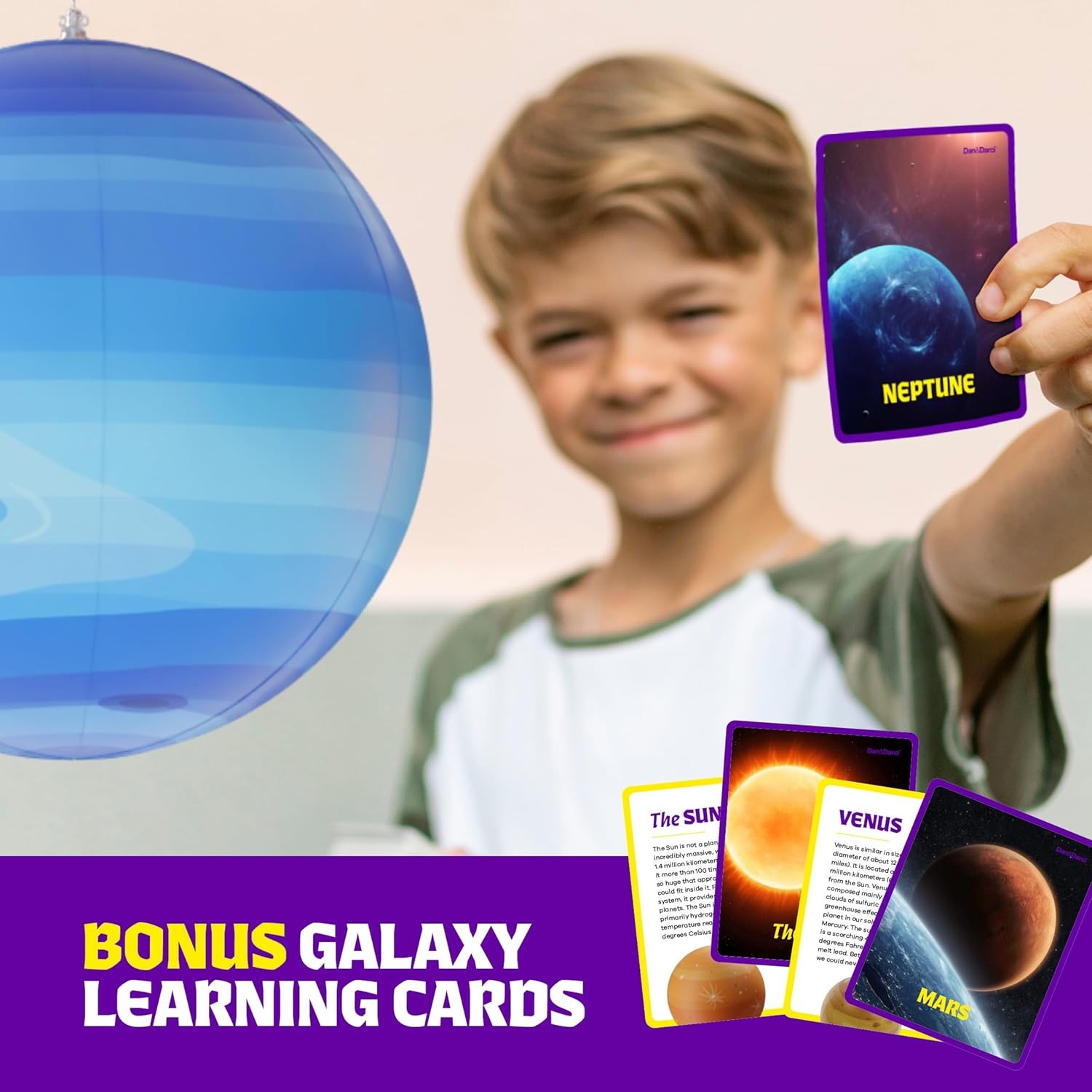 Inflatable Solar System Planets for Kids – Science Toys – Boys Room Decor