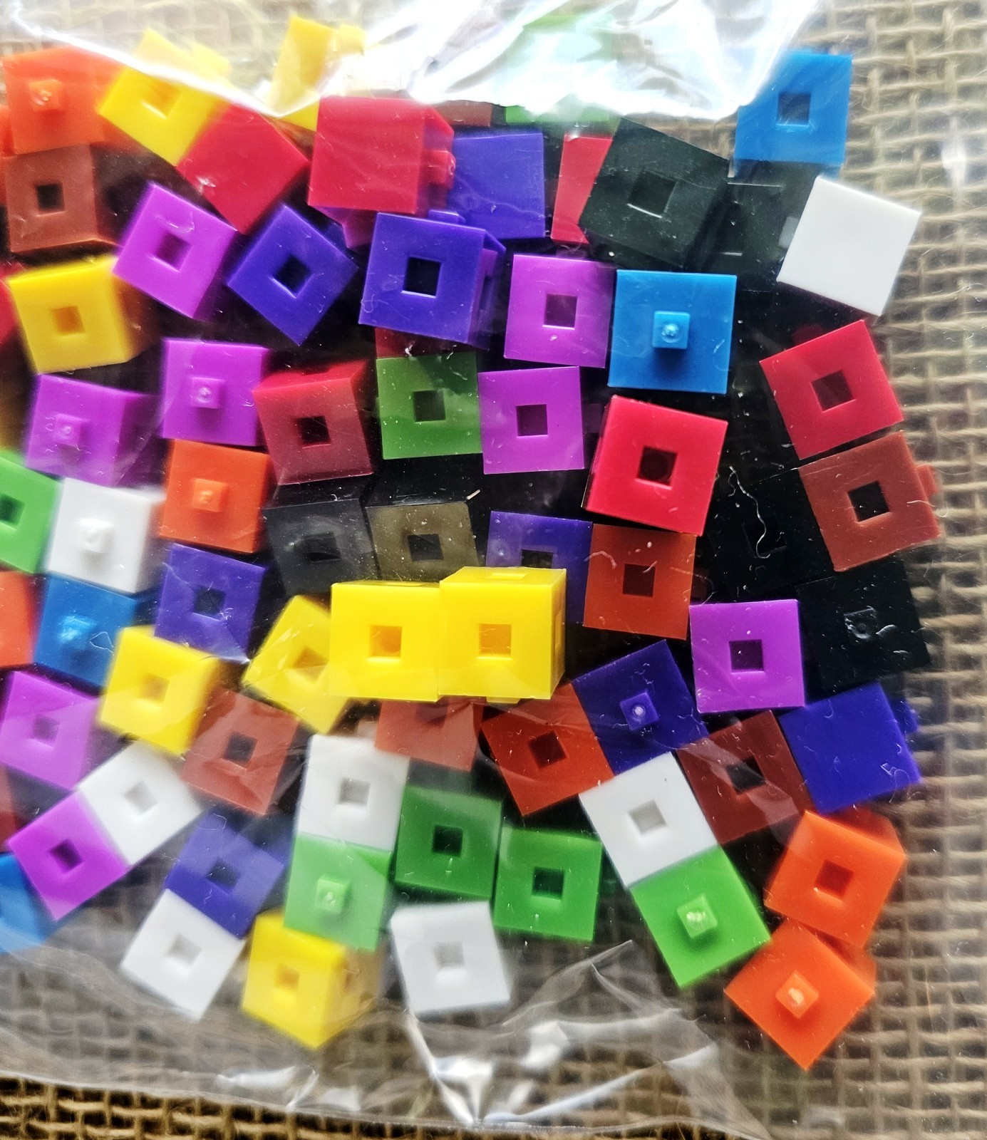 Hand 2 Mind ETA Centimeter Unit Cubes 100pc Math Manipulatives