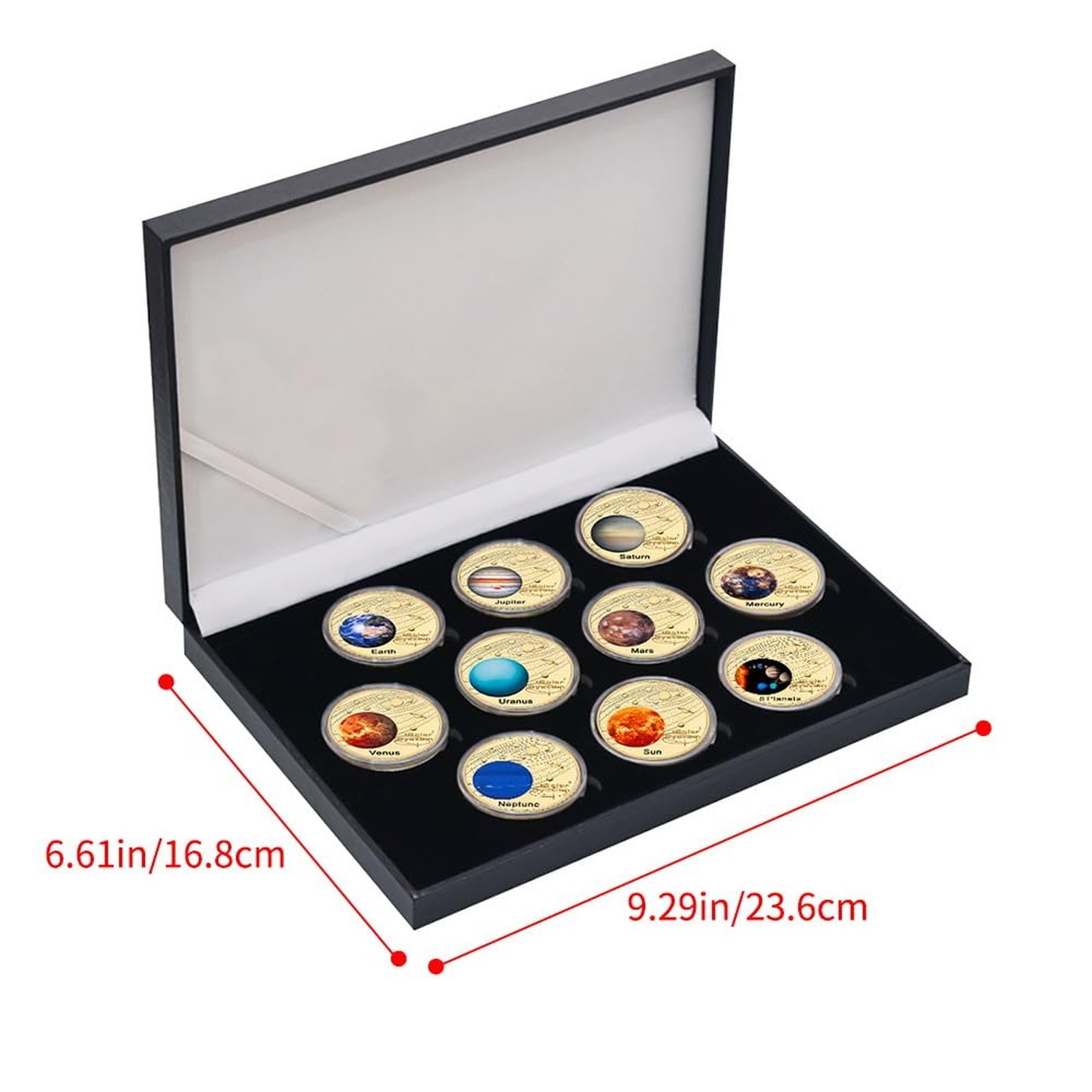 Solar System Coin Set 10 Coins Featuring Planets & Sun – Space & Planet Theme…