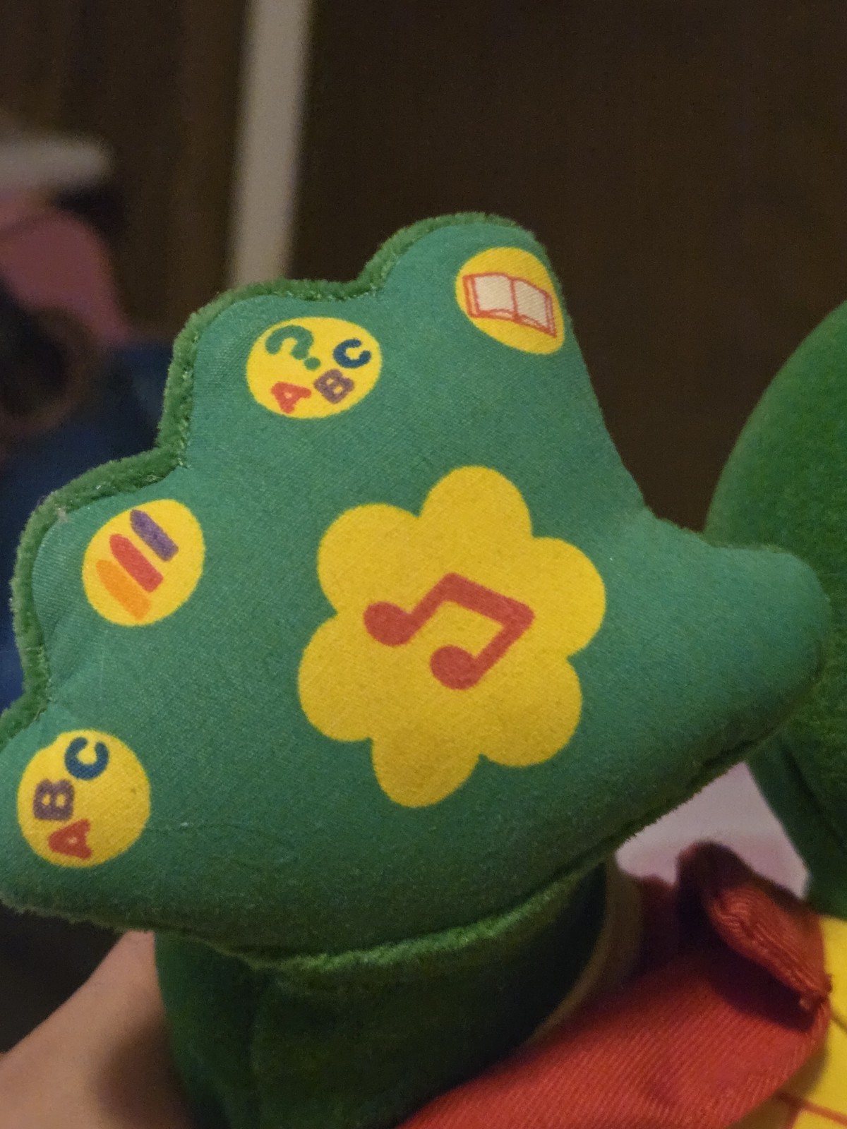 RARE 2001-03 READ & SING LITTLE LEAP INTERACTIVE PLUSH ABC LEARNING TOY 18″ TALL