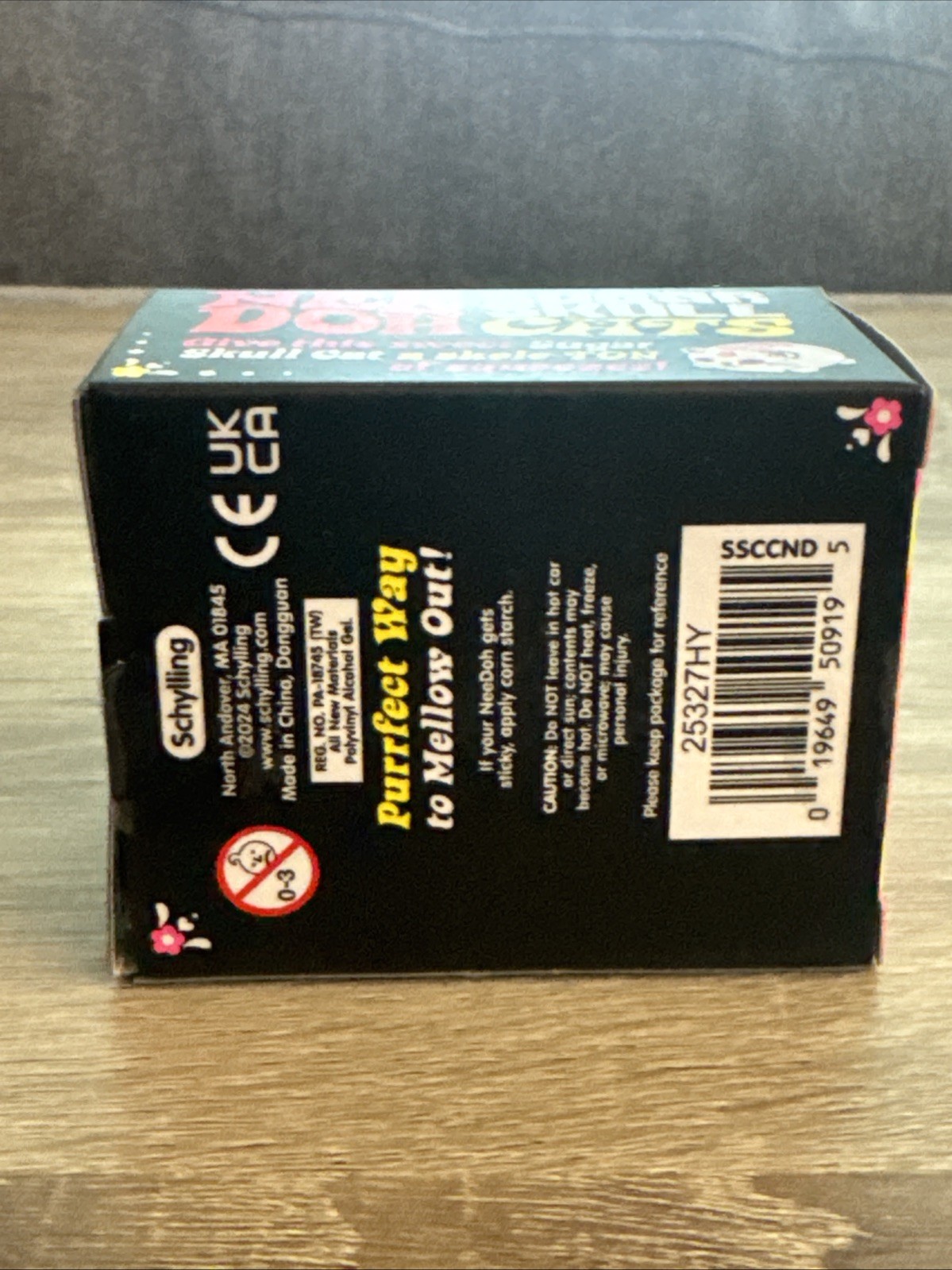 Nee Doh Sugar Skull Cat Glow In The Dark Rare Brand New In Box Random Color
