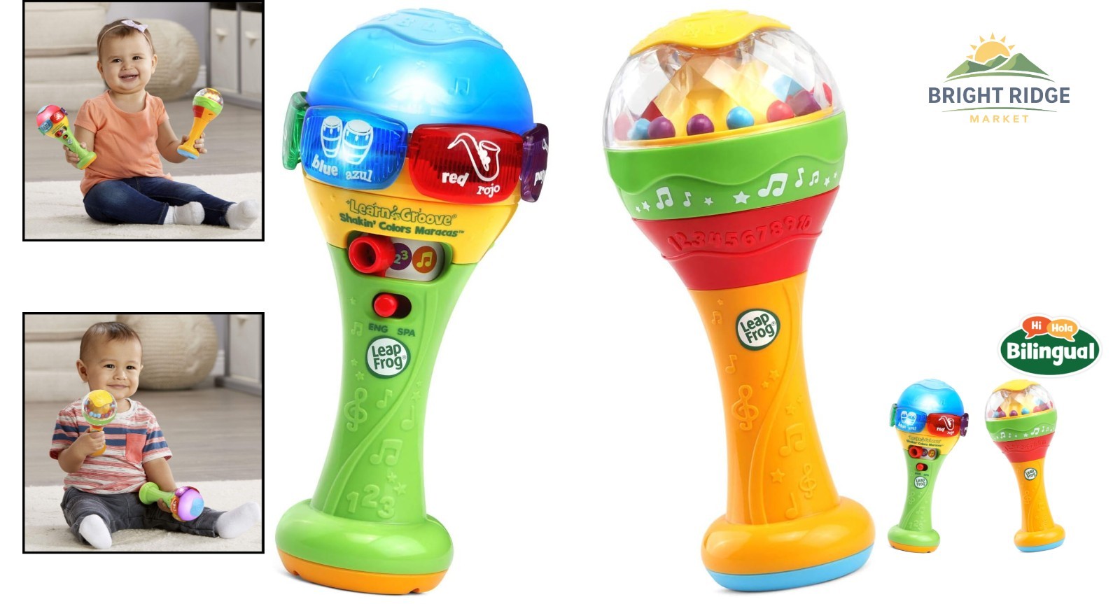 Shakin’ Colors Maracas Set for Early Development and Motor Skills Training