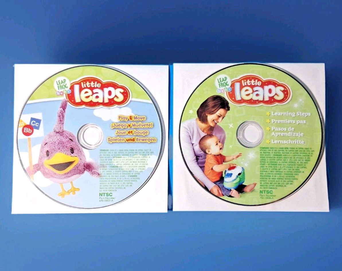 Leap Frog Little Leaps: Learning Steps + Play & Move Learning Discs Toddler 24+