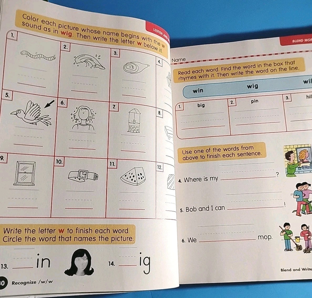 Scholastic Phonics Workbooks K – 2nd Grade LOT 2 Paperback Both NEW