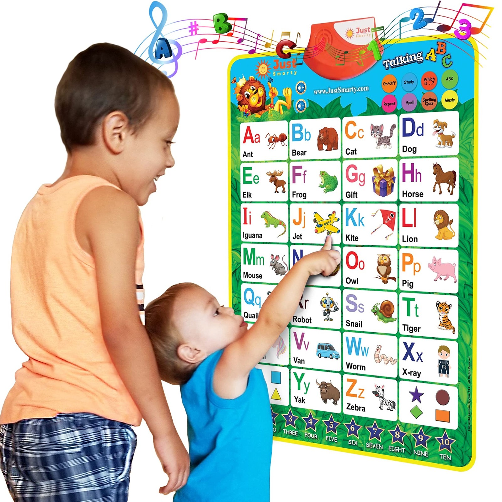 Just Smarty Interactive Learning & Education Toys 1 Count (Pack of 1), Blue