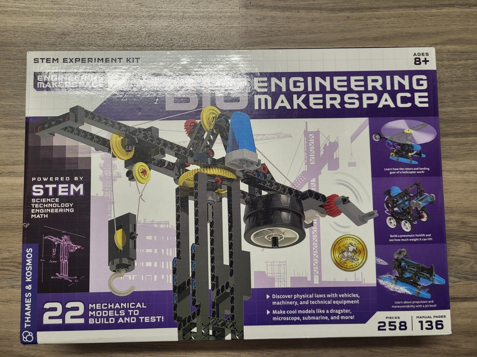 Thames & Kosmos The Big Engineering Makerspace open Box