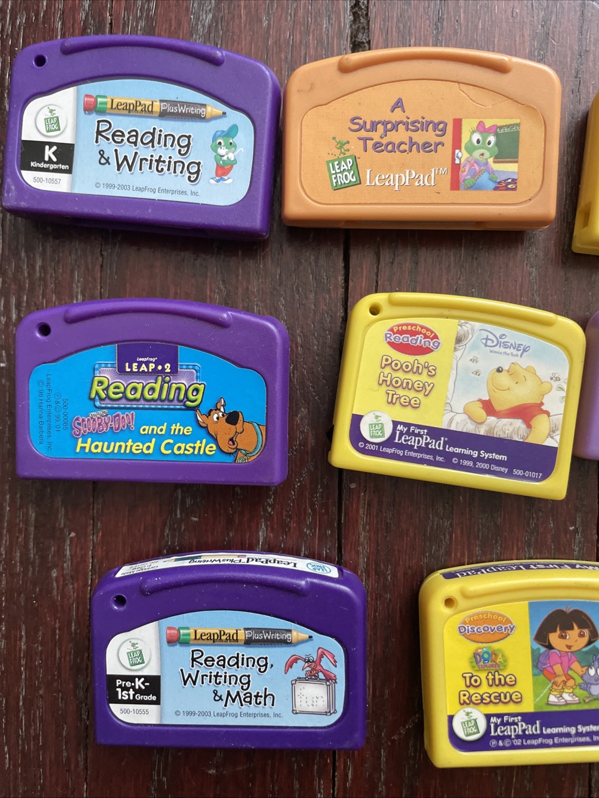Leapfrog LeapPad Learning System Lot 10 Books & 11 Cartridges