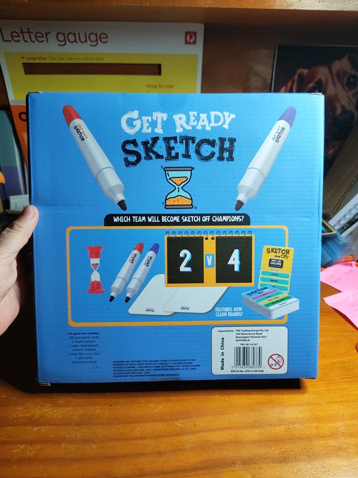 Get Ready Sketch👨‍🎓 Sketch Against The Clock Game SEALED👨‍🎓 8+ Educational