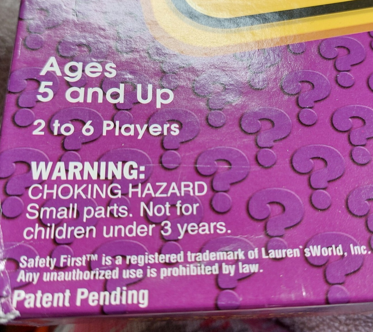 SAFETY FIRST: FUN & FACTUAL GAME FOR KIDS & PARENTS 1998 AGES 5+ 2-6 PLAYERS