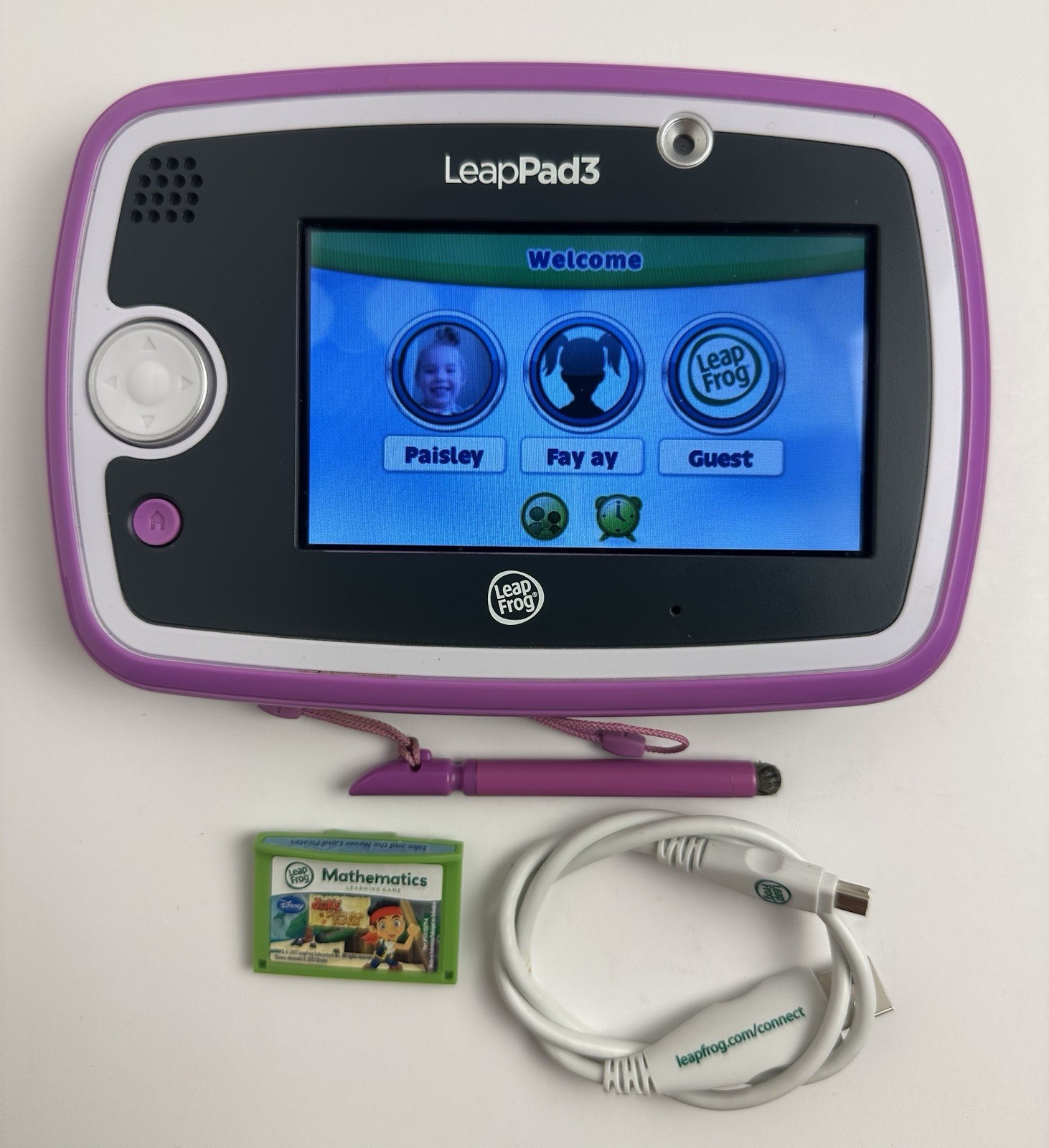 LeapFrog LeapPad3 Kids’ Learning Tablet W/ Cable ( Need To Delete Parent Lock )