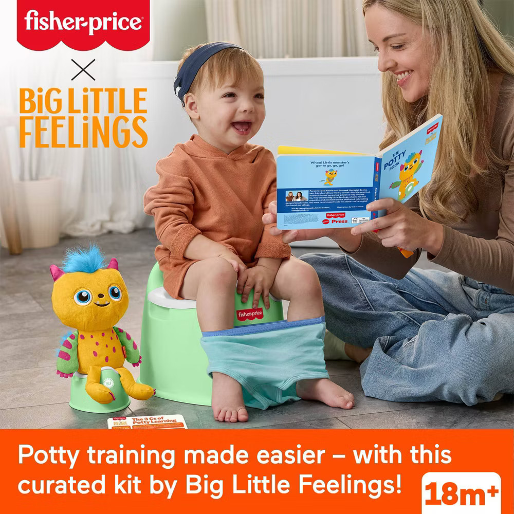 6pc Fisher-Price Big Little Feelings – The Potty Training Kit Set of
