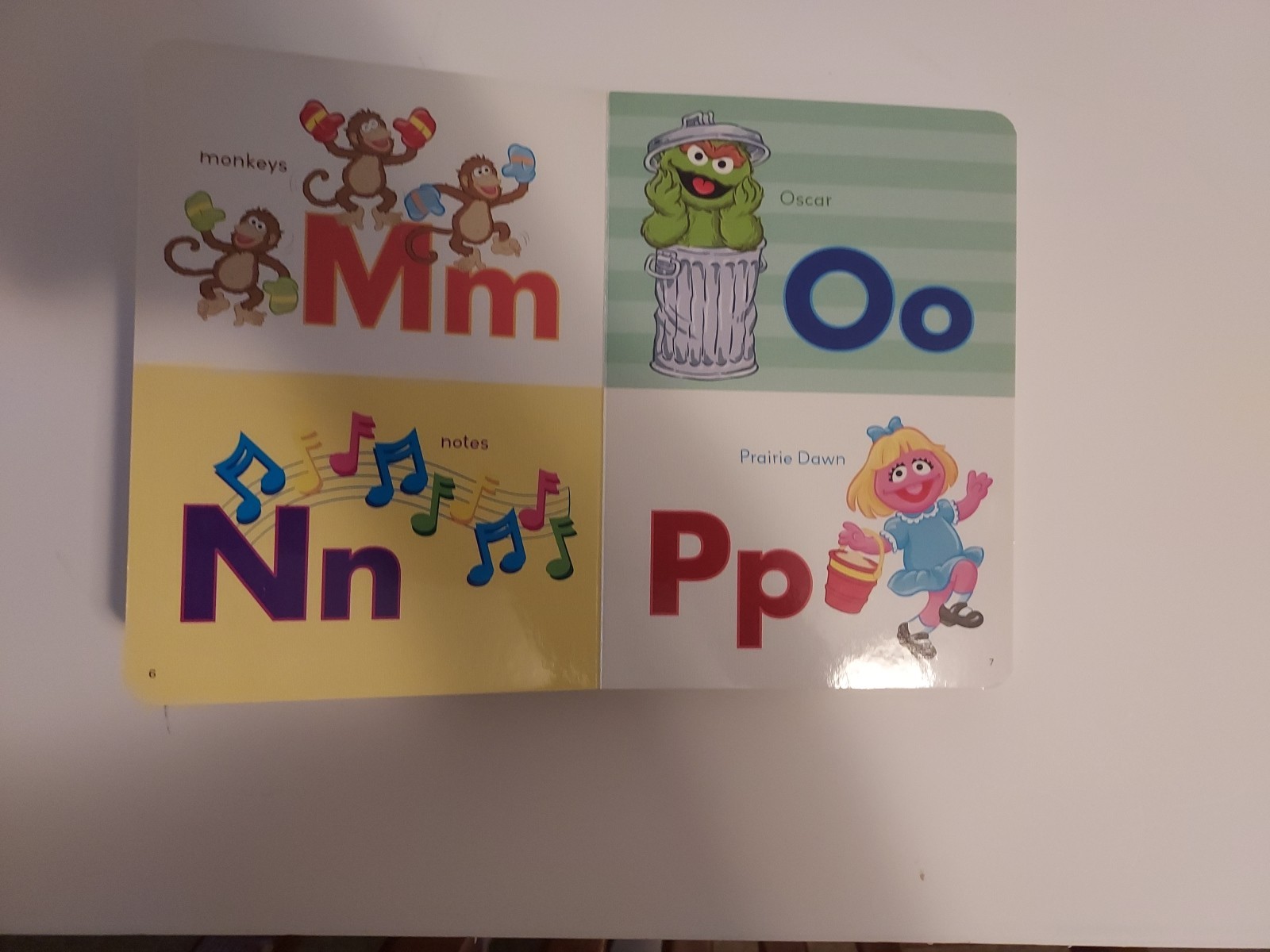 Tag Or LeapReader Junior Book 1 2 3 Sesame Street Big Bird First Book of Letter