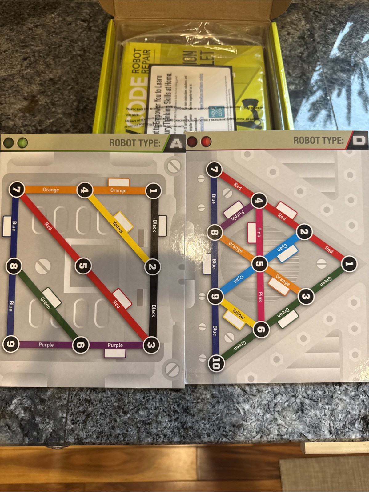 STEM Code Programming Game Series Robot Repair Thinkfun Coding Concept