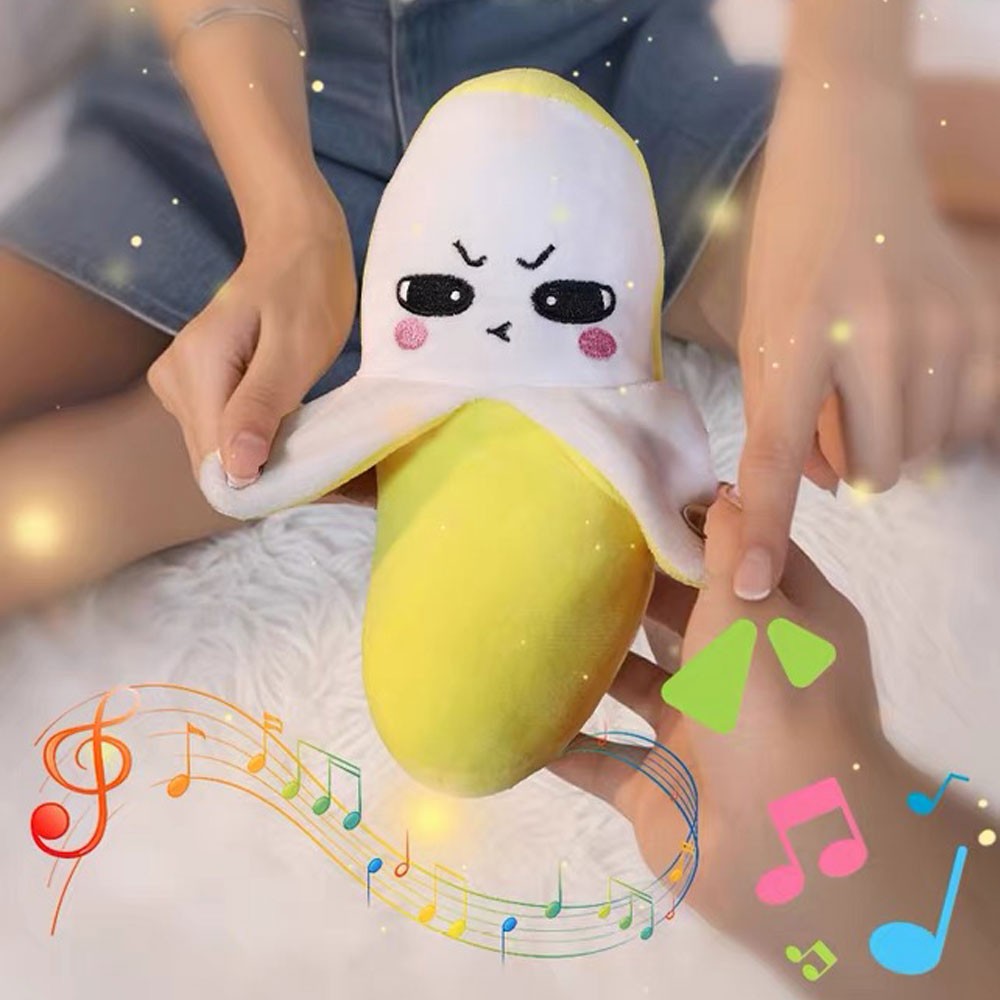 Interactive Musical Toy Fruit Sensing Beat Piano Ragdoll Musical Doll