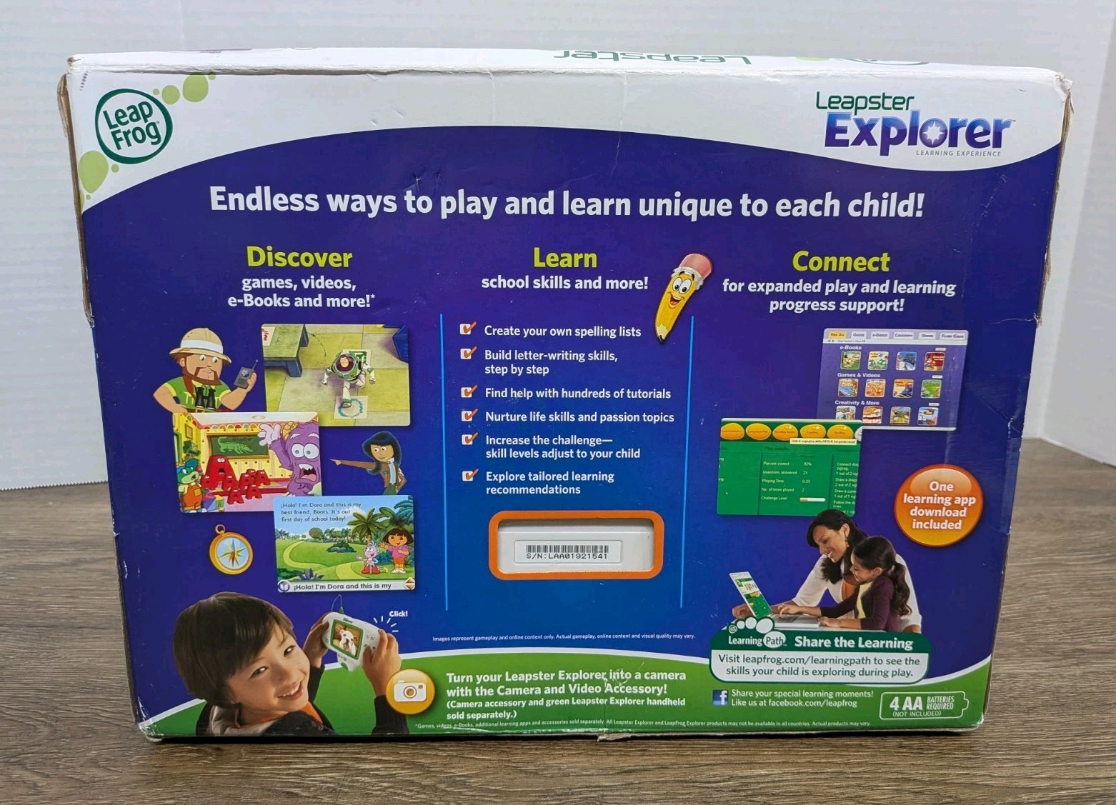 Leapfrog Leapster Explorer Game System Purple 2011 – NEW Sealed Old Stock