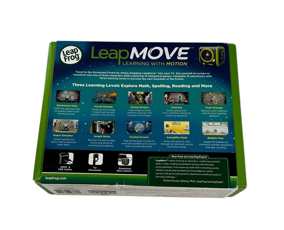 Leap Frog Leap Move Learning With Motion Preloaded Video Game System 25 Games