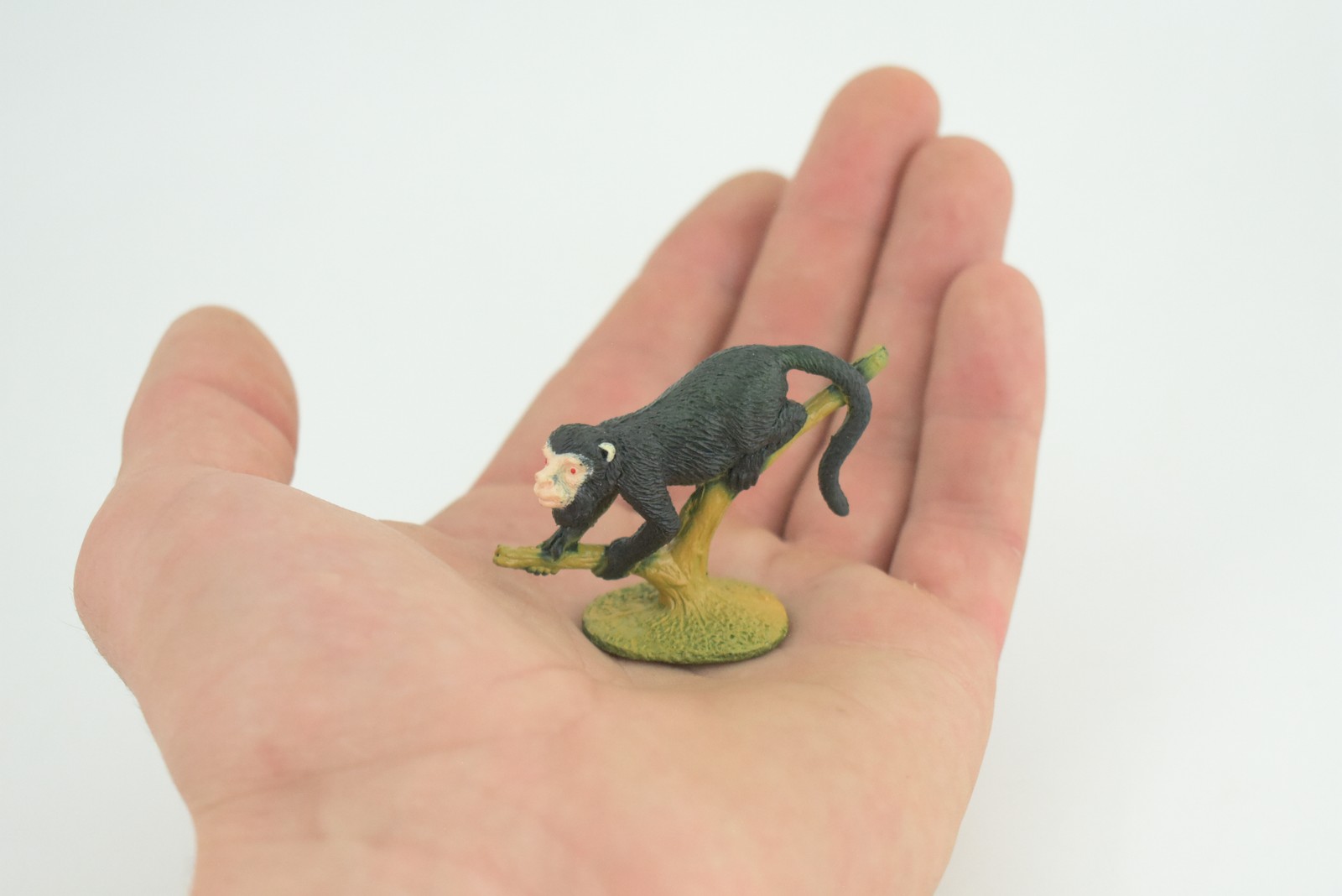 Capuchin Monkey Rubber Toy, Realistic Figure, Gift, 2 1/4 Inches F1774 B129
