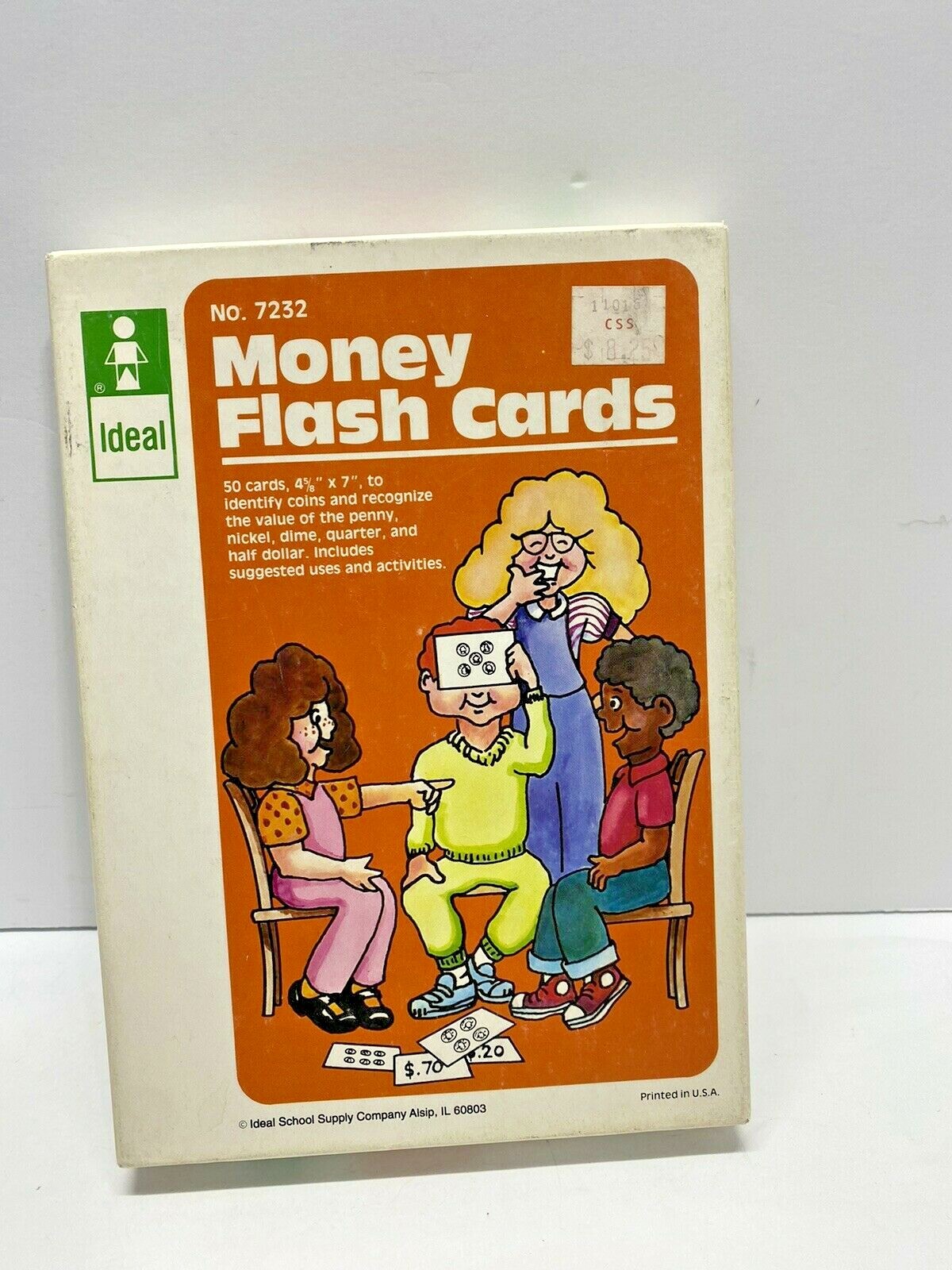 Ideal School Supply Company Money Flash Cards Vintage 1985 Complete