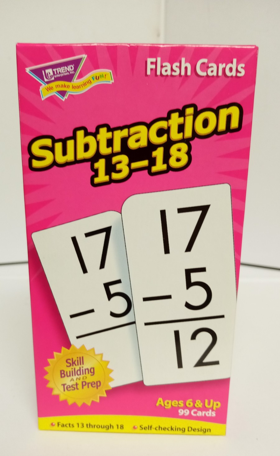 (3) Trend Enterprises: Addition-Subtraction- Multiplication Flash Cards (EUC)